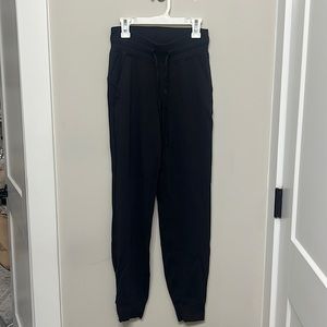lululemon joggers: color black, size 2
